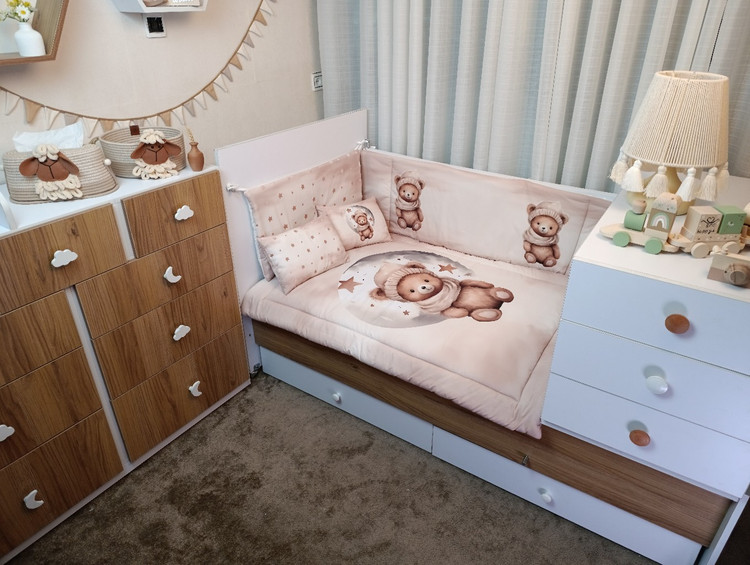 روتختی نوزادی طرح خرس روی ماه