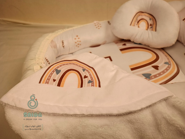 تشک گارد دار( غلط گیر ) طرح رنگین کمان