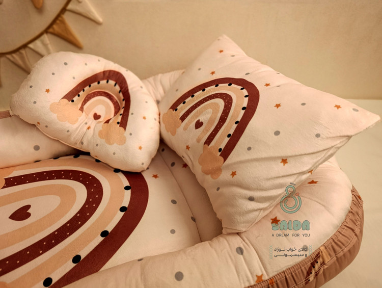 تشک گارد دار( غلط گیر ) طرح رنگین کمان
