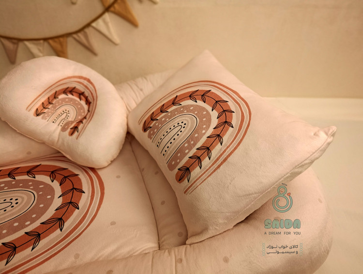 تشک گارد دار( غلط گیر ) طرح رنگین کمان