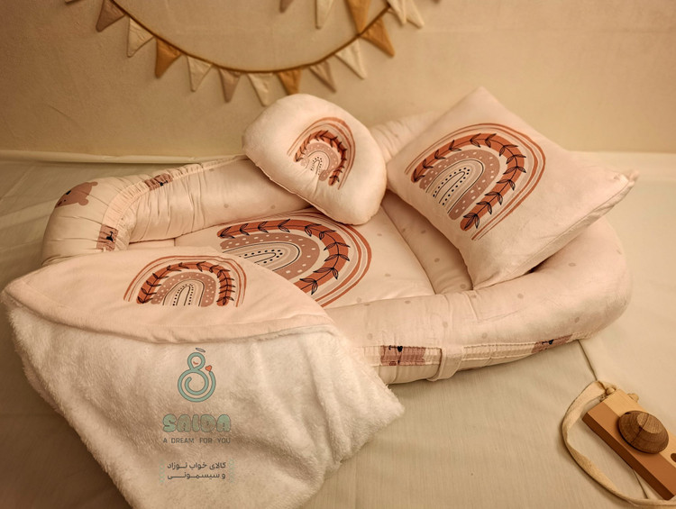 تشک گارد دار( غلط گیر ) طرح رنگین کمان