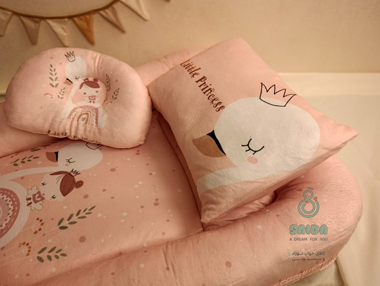 تشک گارد دار( غلط گیر ) طرح پرنسس و قو