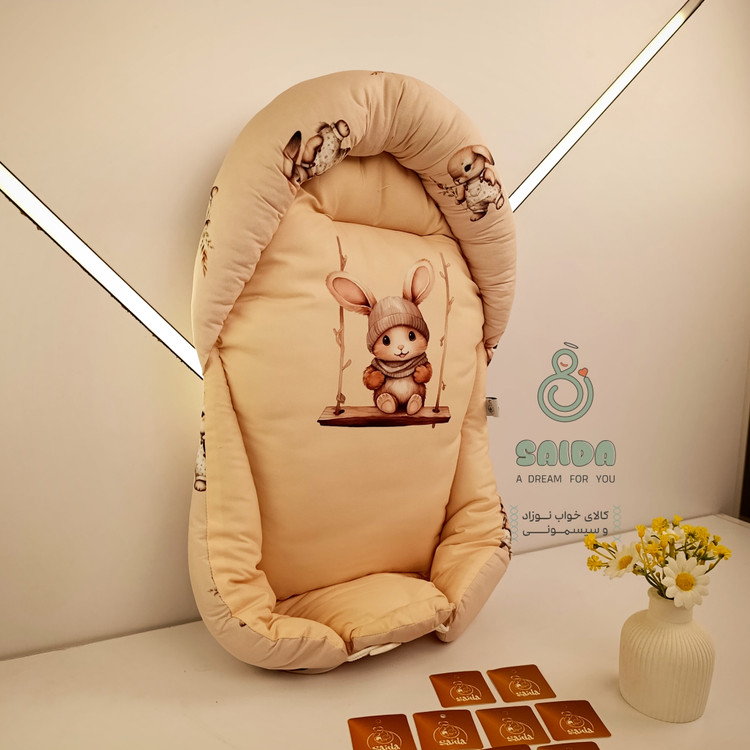 آغوشی (قنداق سوئیسی) طرح خرگوش