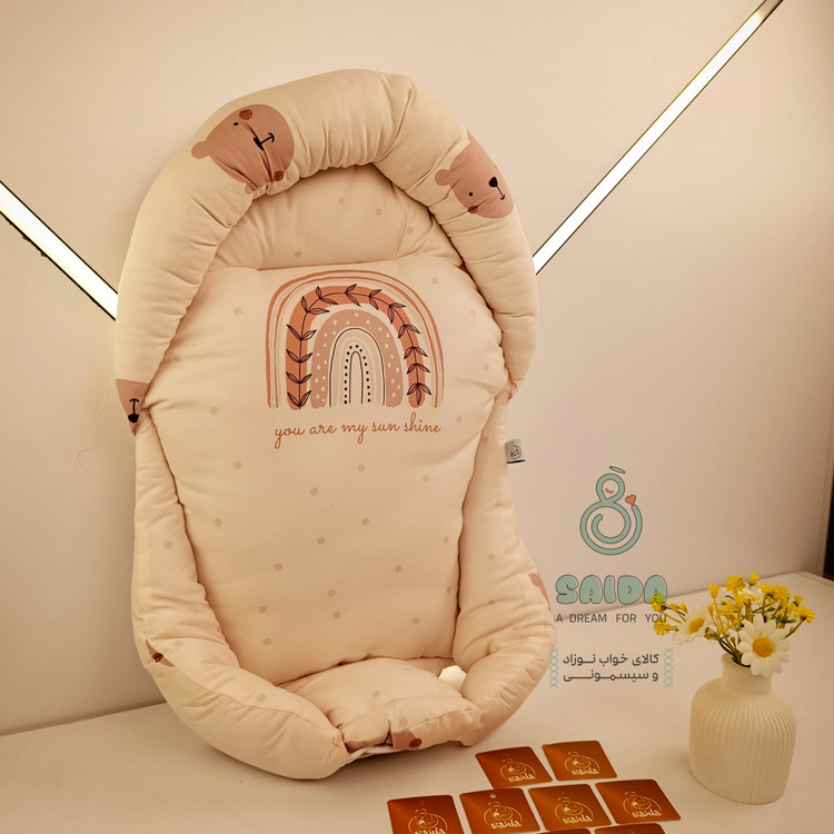آغوشی (قنداق سوئیسی) طرح رنگین کمان
