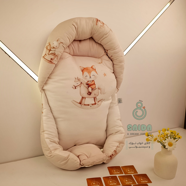 آغوشی (قنداق سوئیسی) طرح اسب چوبی