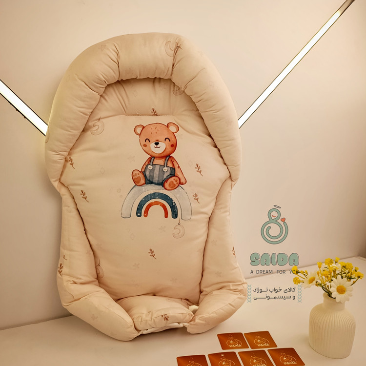 آغوشی (قنداق سوئیسی) طرح رنگین کمان