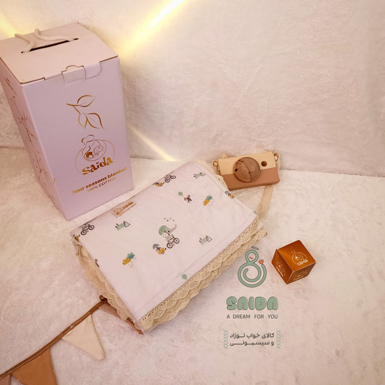 پتو روانداز چهار فصل طرح فیل